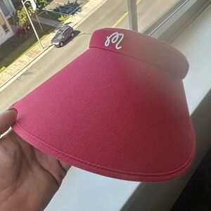 NWOT Malbon ‘Claire’ Red Golf Visor